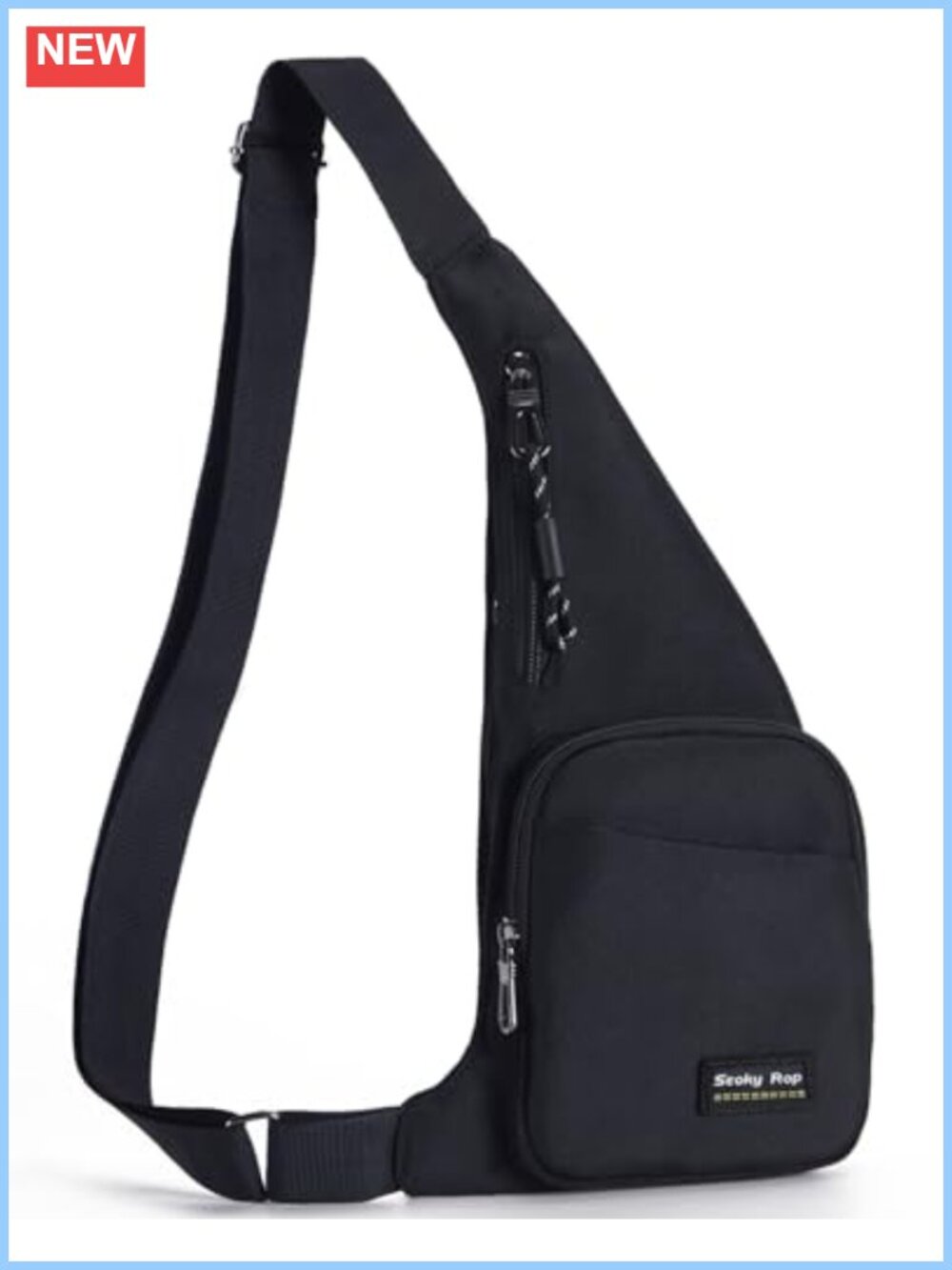Waterproof Oxford Cloth Sling Bag Slim Crossbody Chest Bag Adjustable Strap
